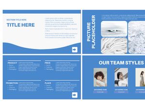 Blu Presentation template