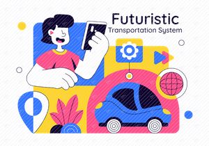 10 Futuristic Transportation System Illustration