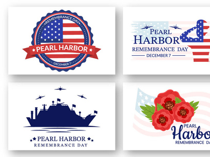 13 Pearl Harbor Remembrance Day Illustration