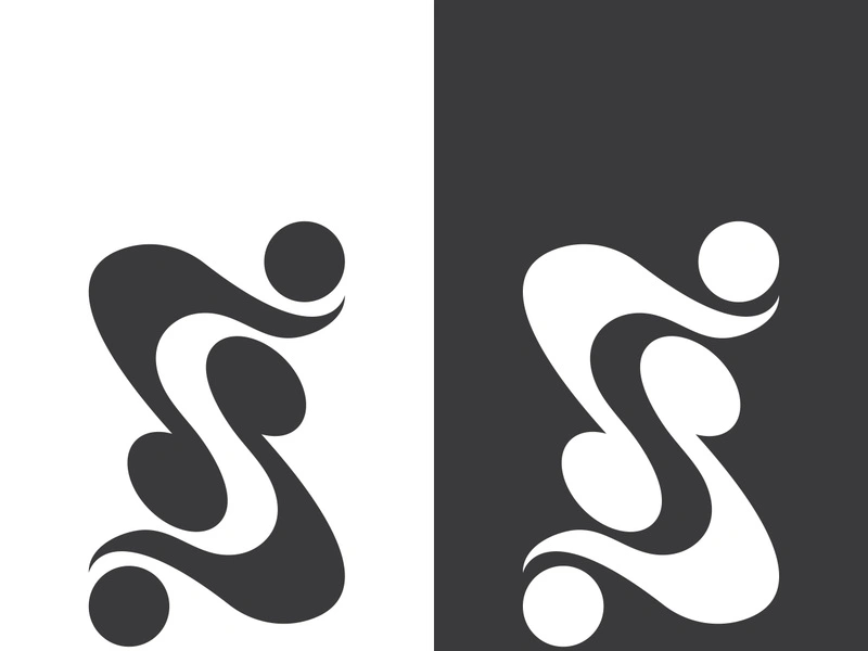 Business corporate S letter logo design vector