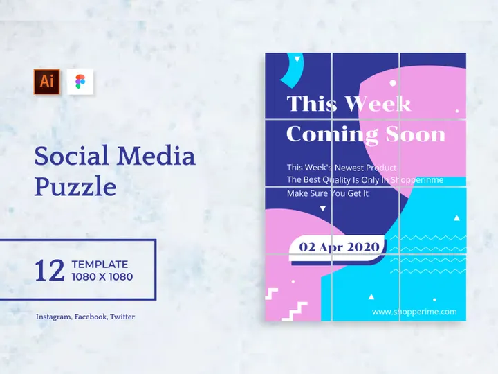 Instagram Puzzle Template V.2