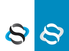 Business corporate S letter logo design vector