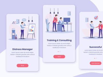 Business Service Onboarding App Screens preview picture