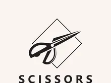 Scissors Logo Design Icon Template. Modern simple design. barbers tools and barbershop. Vector Illustration