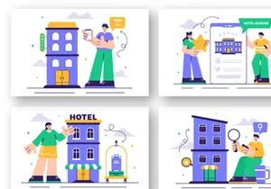 13 Hotel Reviews Illustration