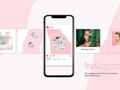 Free Cosmetic Social Media Template
