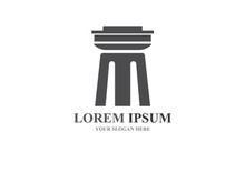 column Logo and symbol Template