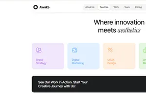 Awake Bootstrap Website Template