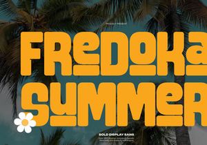 Fredoka Summer | Bold Display Sans