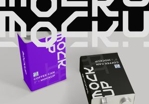 Coffee Can Holder Mockup