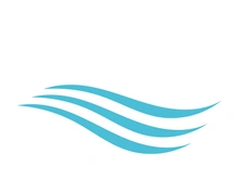 Water wave icon vector template logo