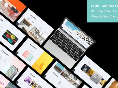 LYMO - Minimal Googleslide Presentation Template