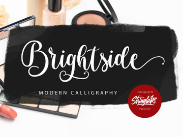 Brightside - Modern Calligraphy Font preview picture