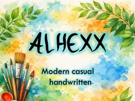 ALHEXX – Modern Casual Handwritten Font preview picture