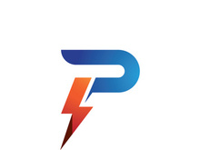 p logo and symbol vector template