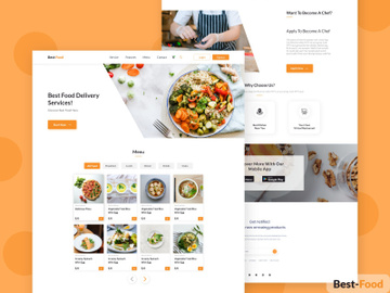 Best Food Landing Page preview picture