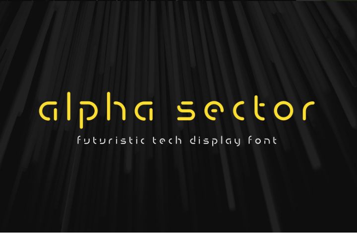 Alpha Sector - Tech Font