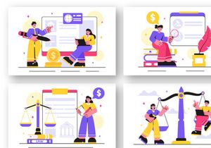 14 Law Firm Services Illustration