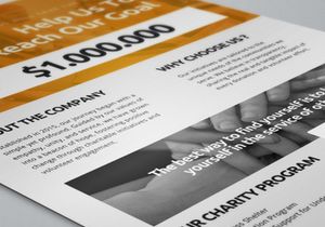 Charity Donation Marketing Flyer