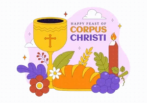 10 Corpus Christi Religious Illustration