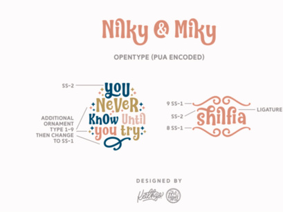 Nilky & Miky Font