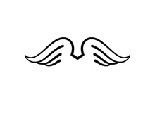 Wing  logo icon vector illustration