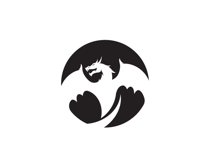 Dragon icon vector illustration design