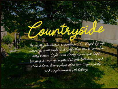 Nicolla Sunfield | Monoline Script