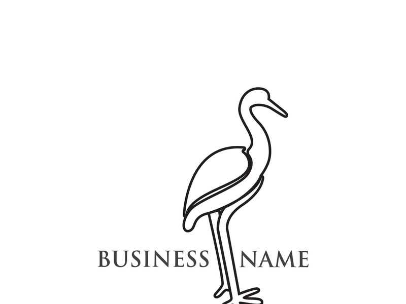 Swan logo and symbol vector