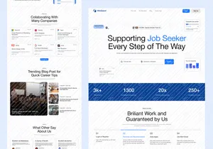 HireQuest Landing Page - Job Seeker Platform
