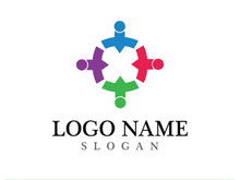 Community logo and symbol vector icon template