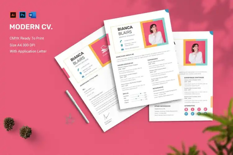Modern CV – Resume & Letter