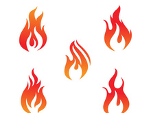 Fire flame vector illustration design
