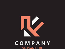 Letter KA, AK initial Logo, simple and Luxury monogram Icon Vector business identity design Template