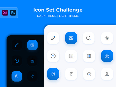Icon set (Light and Dark Theme)