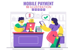 10 Mobile Payment Illustration preview picture