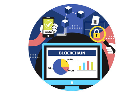 10 Blockchain Voting System Illustration