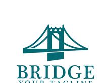 Bridge logo icon design and business symbol template