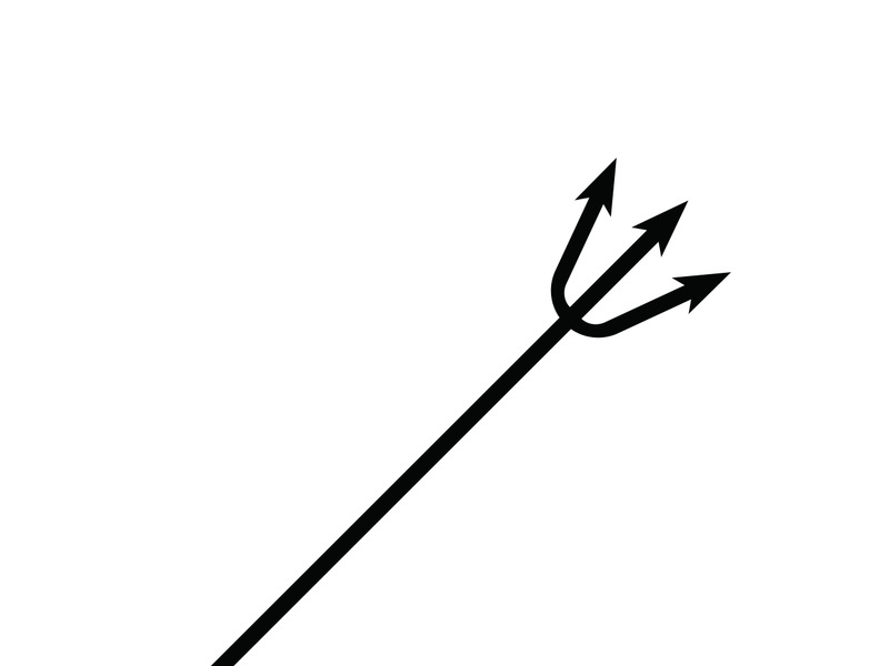 Trident Logo Template vector icon illustration design