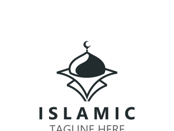 Islamic Mosque Logo design, template Islamic, Islamic Day Ramadan vector graphic creative idea preview picture