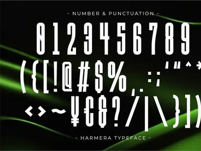 Harmera - Condensed Sans Serif Font