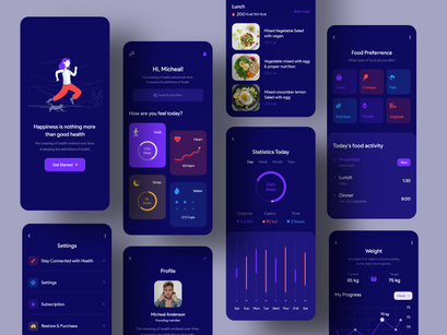 Fitness Activity Mobile Application Design