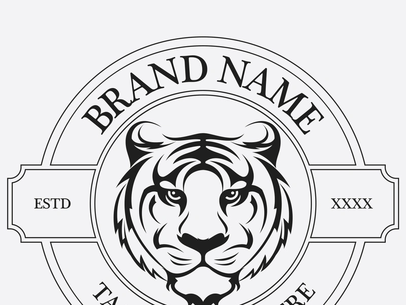 Tiger logo vintage