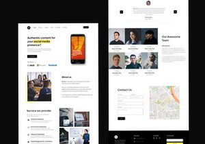 Agency Landing Page - Minima