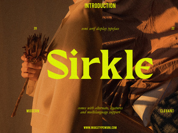 Sirkle - Semi Serif Display preview picture