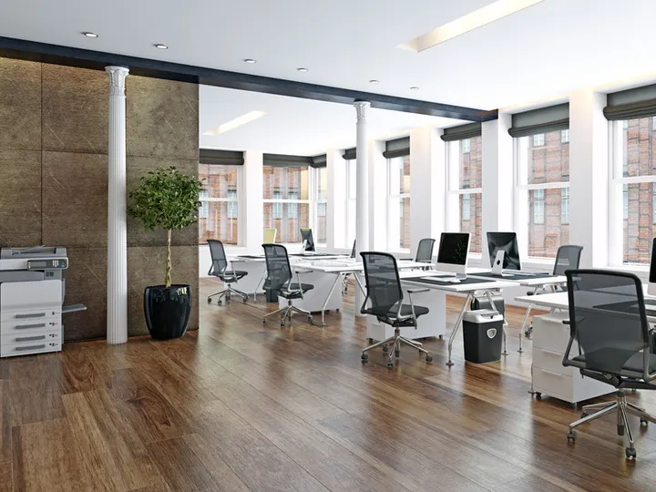 Modern and bright office