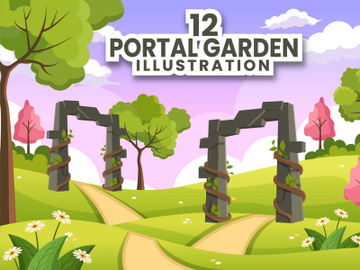 12 Portal Garden Illustration preview picture
