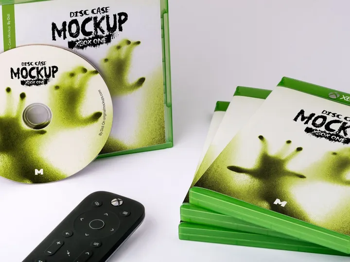 Xbox One Disc Case Mockup