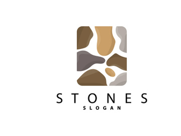 Stone Logo, Premium Elegant Design, Stone Balance Vector preview picture