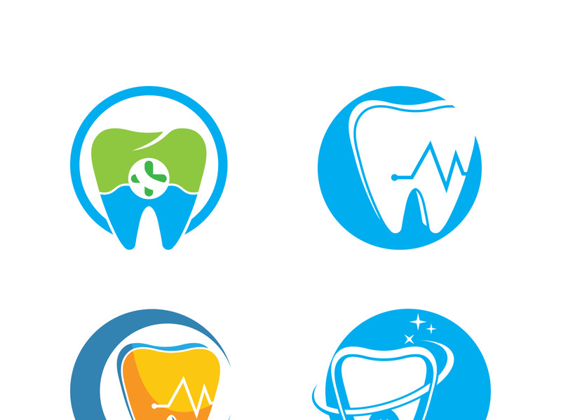 Dental logo template vector illustration icon design